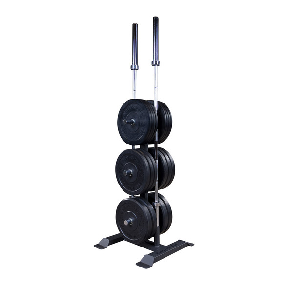 Body-Solid GWT56 Olympic Plate Tree and Bar Holder