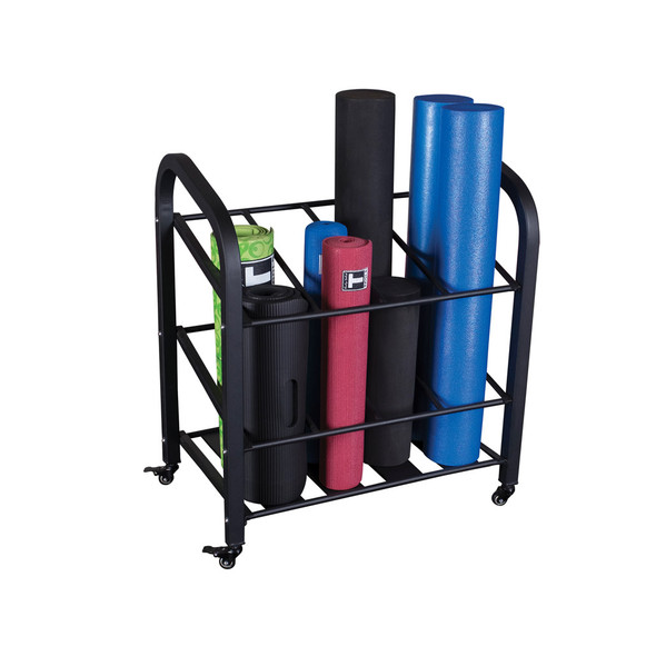Body-Solid Foam Roller Yoga Mat Rack