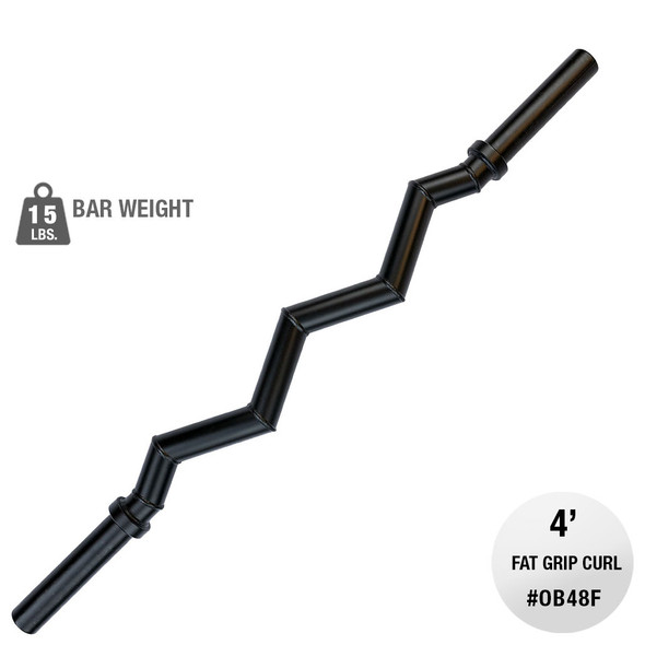 Olympic Curl Bar, Fat Grip