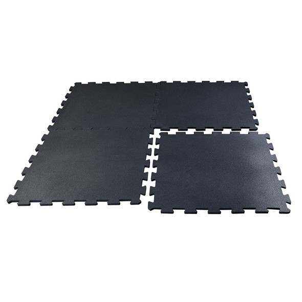 Body-Solid Tools Interlocking Rubber Flooring 4 Pack