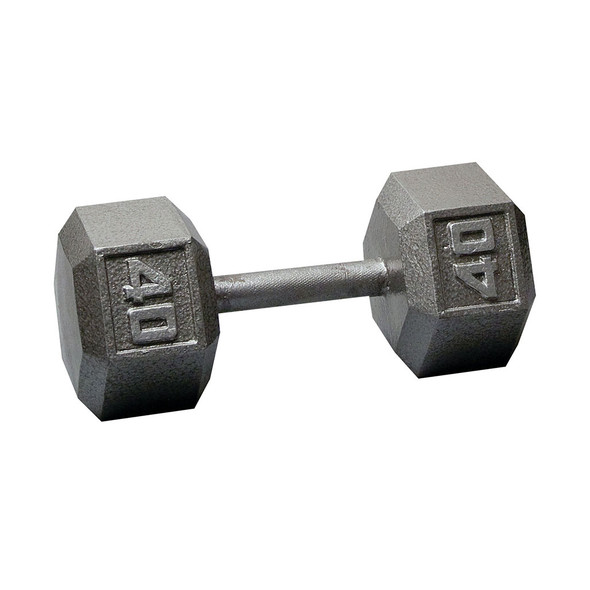 Body-Solid Tools Iron Hex Dumbbells