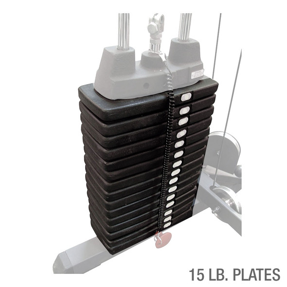 300 lb. Selectorized Weight Plates (15 lb. Plates)